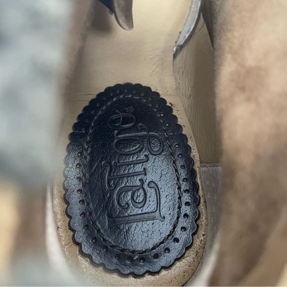 Anthropologie Latigo Size 6 Victorian Ankle Boot Heel Booties Brown Leather - Picture 8 of 12